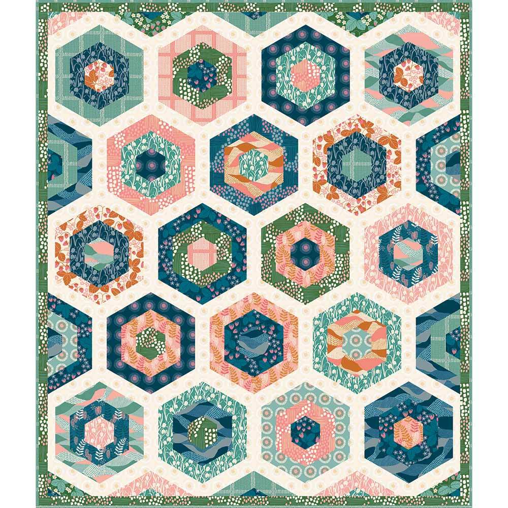 Apis - Sew Simply Meg - Reimagined Landscapes - Jen Hewett - Ruby Star Society - Quilt Kit