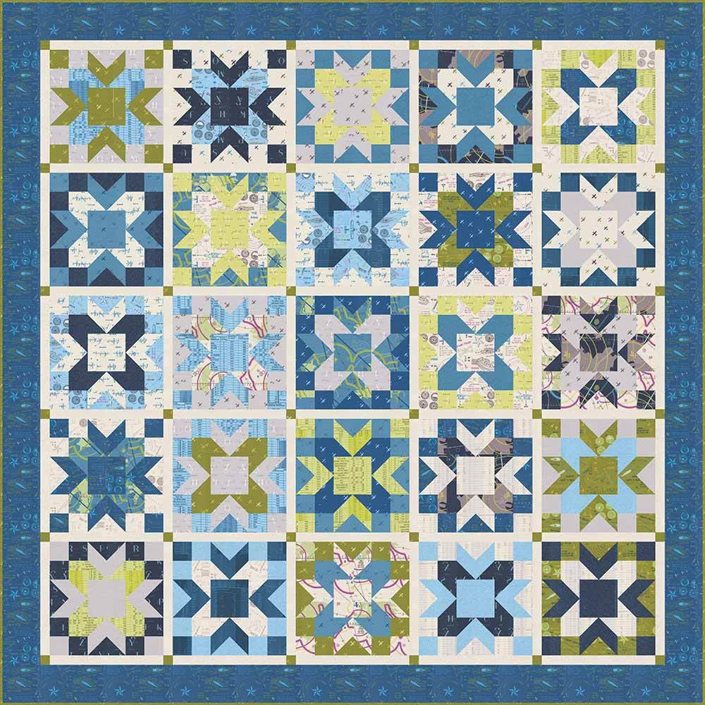 Waypoint - Sariditty - High Flight - Sarah Thomas - Moda Fabrics - Quilt Kit