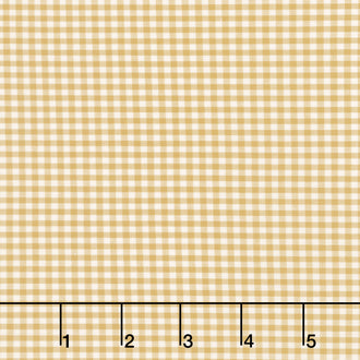 Creating Memories - Spring Woven Gingham Yellow Yardage