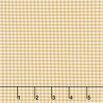Creating Memories - Spring Woven Gingham Yellow Yardage