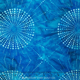 Artisan Batiks - Elementals Dots n' Spots Sunburst Cornflower Yardage