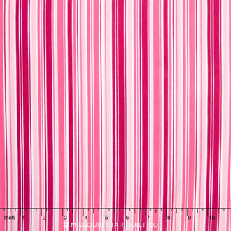 Summer Song 2 - Stripe Pink Yardage