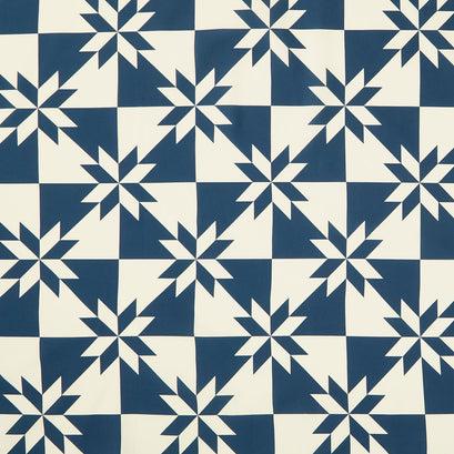 Perfect Points - Hunter's Star Cheater Print Indigo Yardage