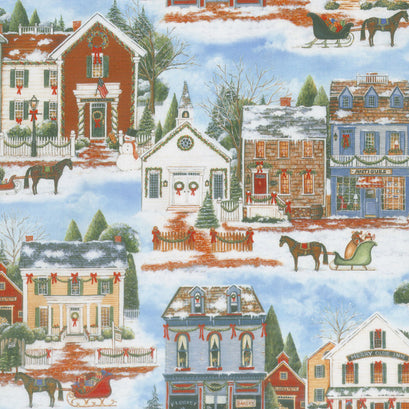 Christmas in the Village - Houses Country Yardage