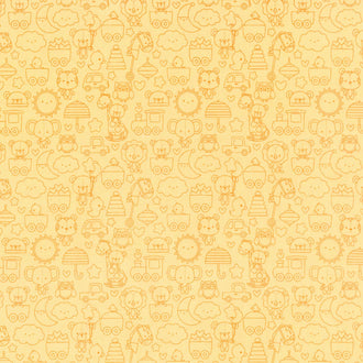 Special Delivery - Tone-on-Tone Yellow Yardage