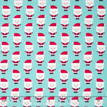 Santa Express - Claus Blue Yardage