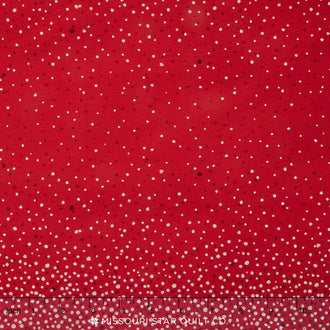 Winter's Grandeur 4 - Winter Colorstory Ombre Dots Winter Metallic Yardage