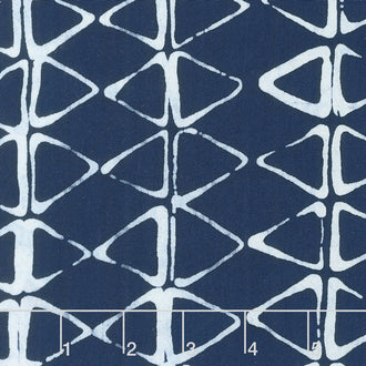 Mark to Make - Triangles Indigo Yardage