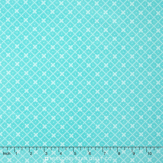 Bloom and Bliss - Diamond Blue Yardage