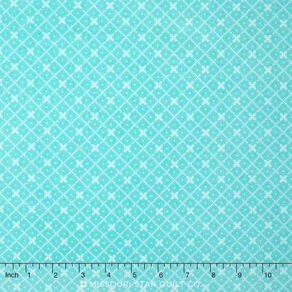 Bloom and Bliss - Diamond Blue Yardage