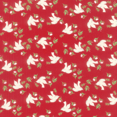 Once Upon a Christmas - Wintersong Christmas Red Yardage