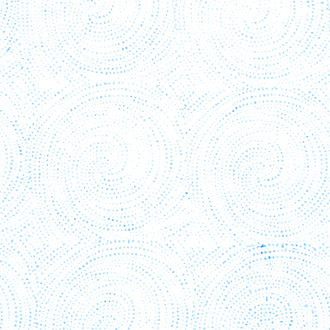 Tonga Batiks - Bluebell Dotty Spiral Rain Yardage