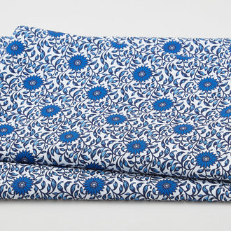 Ming Musings - Blue Allure White 2 Yard Cut