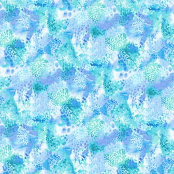 A Hummingbird's Charm - Shimmer Hydrangea Yardage Primary Image