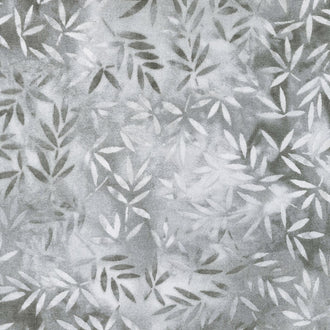 Wilmington Essentials - Mottled Leaves Gray 108" Wide Backing