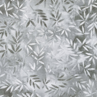 Wilmington Essentials - Mottled Leaves Gray 108" Wide Backing
