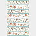 Season's Study - Floral Repeating Stripe Multi Yardage Alternative View #1