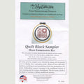 Four-Patch Sampler Hoop Embroidery Kit Alternative View #3