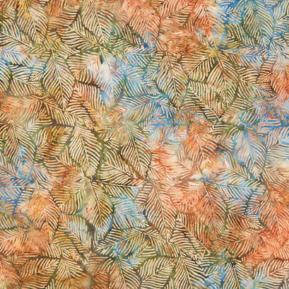 Sequoia Batiks - Palm Leaves Trail Yardage