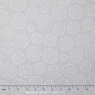 Blueberry Park - Low Volume Spectrum Dandelion Silver Yardage