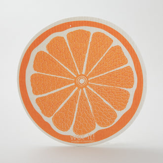 Orange Slice Swedish Dishcloth
