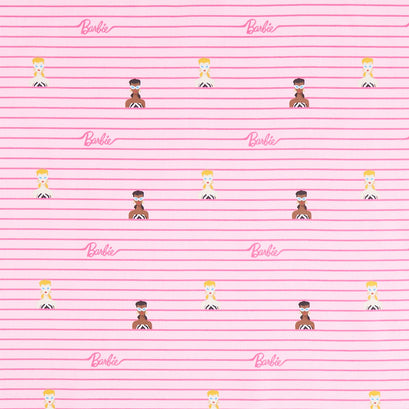 Barbie World - Barbie Stripe Pink Yardage
