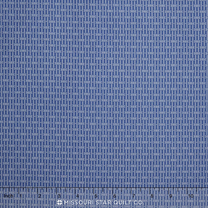 Betsy's Basket - Stripes Indigo Yardage