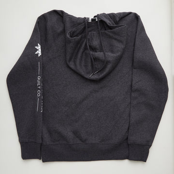 Missouri Star Logo Full Zip Hoodie Charcoal Gray - L