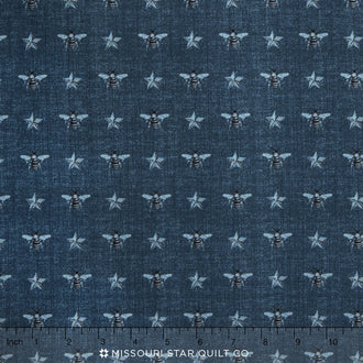 Something Blue - Bees Navy Yardage