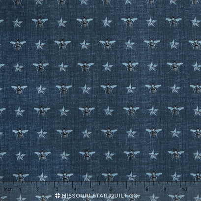 Something Blue - Bees Navy Yardage
