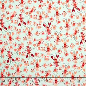 Off Shore - Lobster Red Yardage
