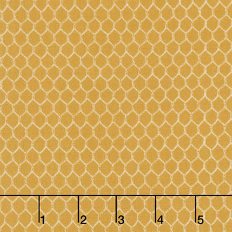 Morning Serenade - Chicken Wire Yellow Yardage