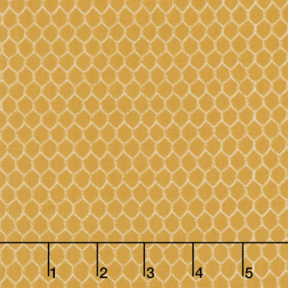Morning Serenade - Chicken Wire Yellow Yardage