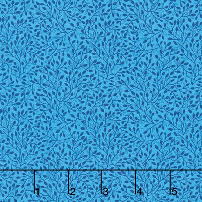 Whimsy - Vines Blue Yardage