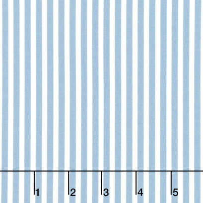 Shoreline - Simple Stripe Light Blue Yardage