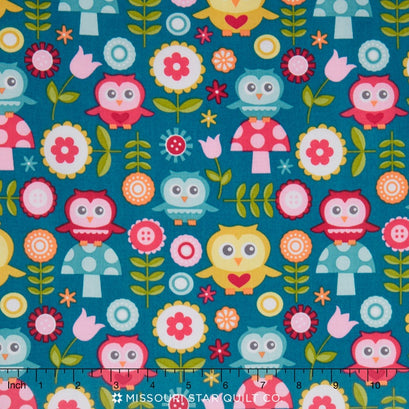 Fine & Dandy - Main Blue Yardage