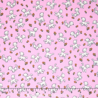 Toy Chest - Little Lambs Purple Yardage