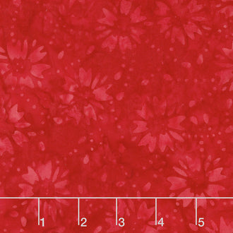 Tonga Batiks - Zing Fireburst Red Yardage