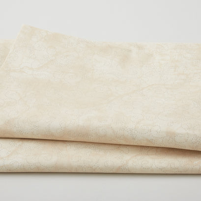 Stitch - Printed Stitches Cream 108" Wide 3 Yard Cut