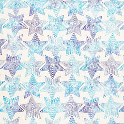 Artisan Batiks - Liberty 2 Stars White Yardage