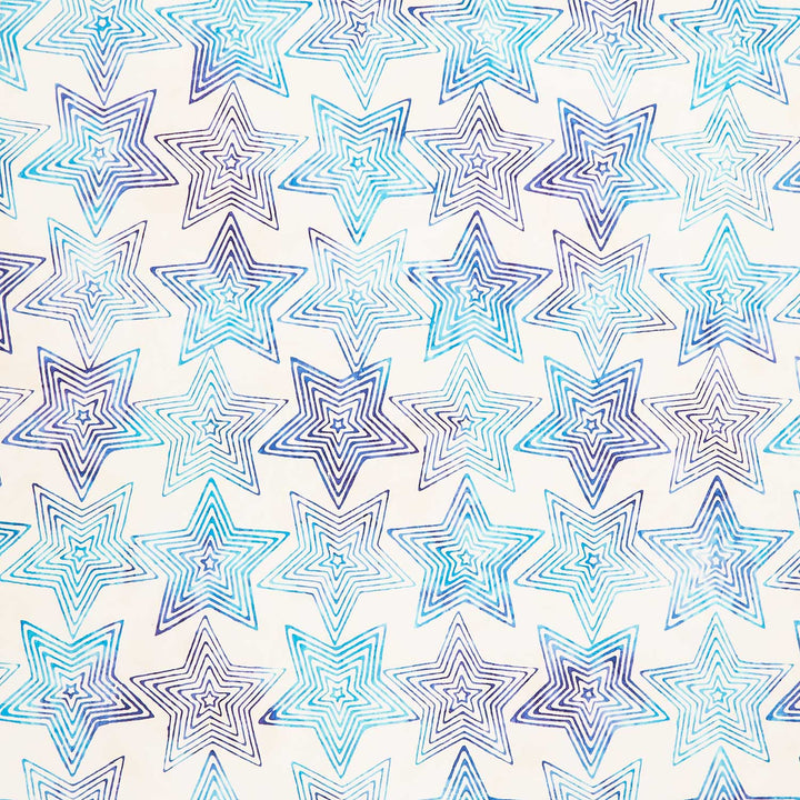 Artisan Batiks - Liberty 2 Stars White Yardage