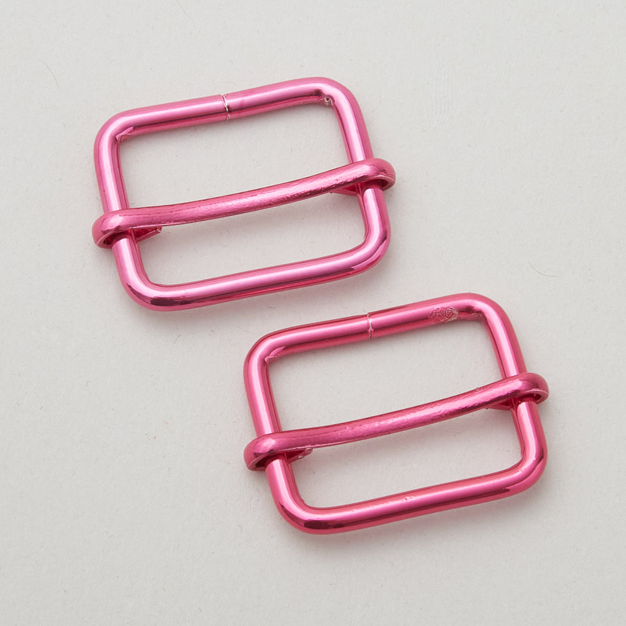 Sallie Tomato Tula Pink 1" Slider Buckle - Set of Two Pink Primary Image