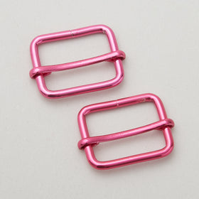 Sallie Tomato Tula Pink 1" Slider Buckle - Set of Two Pink Primary Image
