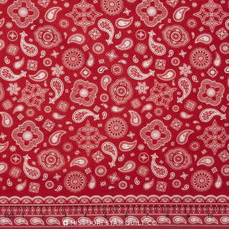 Cowboy - Bandana Red Yardage