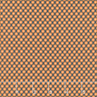 Circa - Sharp Cheddar Little Daisy Indigo Yardage