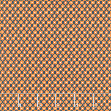 Circa - Sharp Cheddar - Little Daisy Indigo Yardage Primary Image