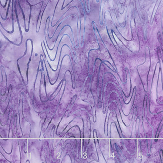 Artisan Batiks - Artful Earth Swirls Purple Yardage