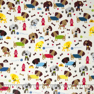 Rover - Rover Dog Park Cream Yardage