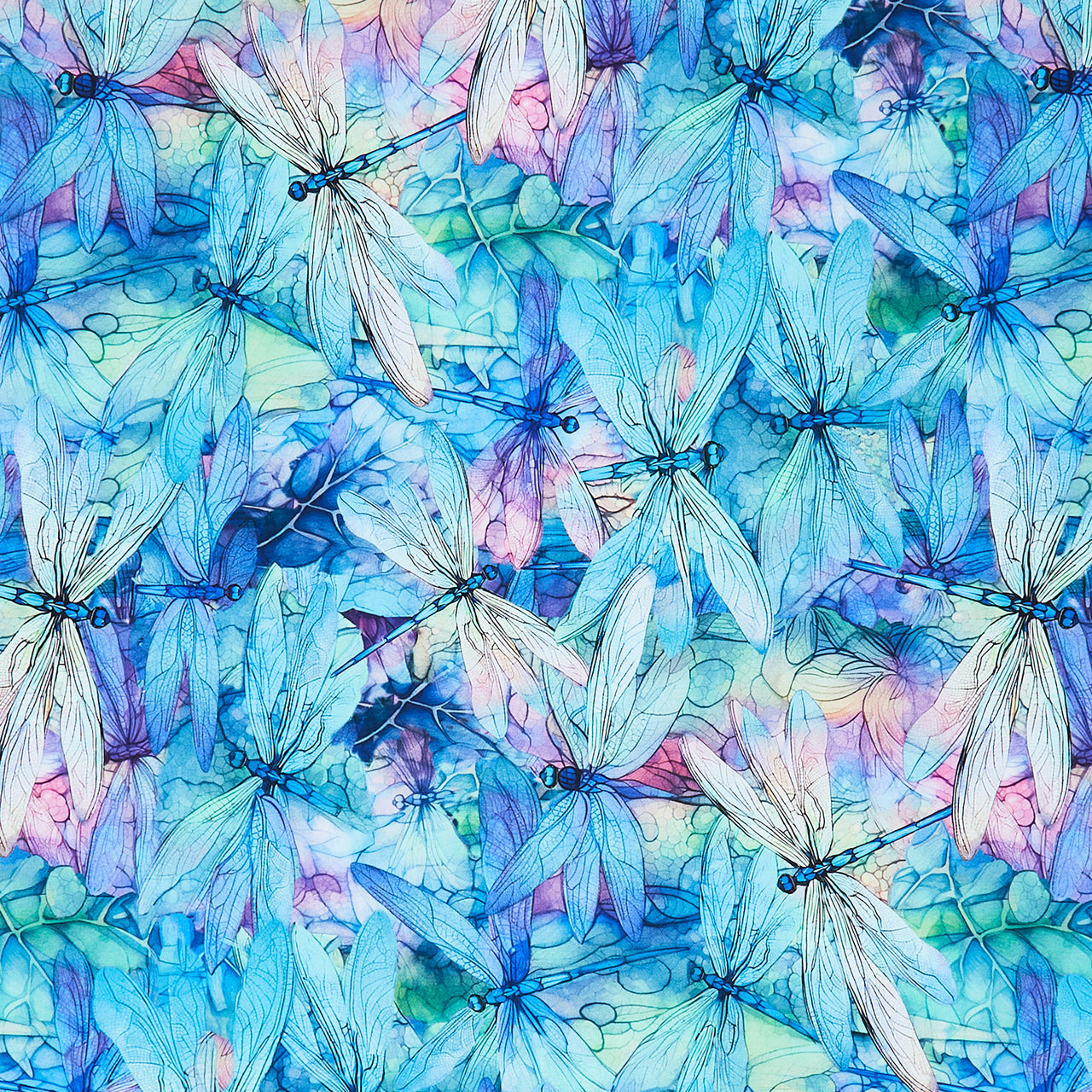 Dragonfly Illusion - Packed Dragonflies Dream Yardage