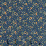 Pam's Patchwork Stars - Window Box Flowers Navy Yardage